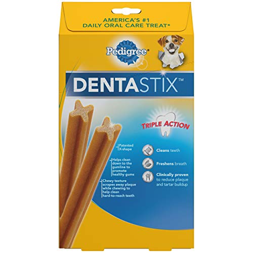 PEDIGREE DENTASTIX Large Dog Dental Treats Original Flavor Dental Bones, 6.07 oz. Pack (7 Treats)