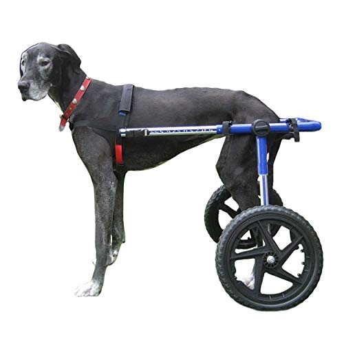 26-30" Leg Walkin' Wheels Dog Wheelchair - for Large Dogs 70-180 Pounds - Veterinarian Approved - Dog Wheelchair for Back Legs