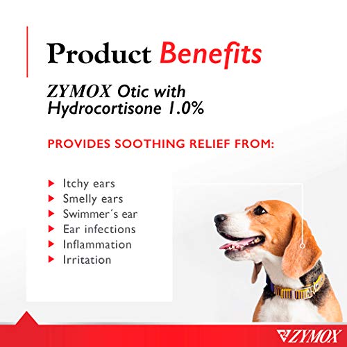 Zymox Otic Ear Solution with 1% Hydrocortisone