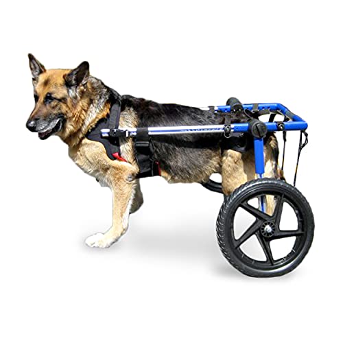 21-22" Leg Walkin' Wheels Dog Wheelchair - for Large Dogs 70-180 Pounds - Veterinarian Approved - Dog Wheelchair for Back Legs