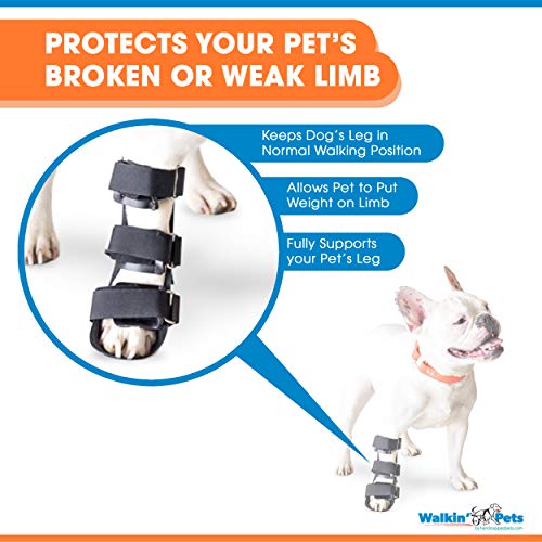 XXS Walkin' Pet Splint for Dogs | Front Leg Foot Splint for Dogs with Arthritis and Injuries