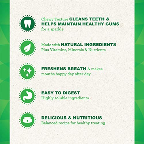 GREENIES Original Large Natural Dog Dental Care Chews Oral Health Dog Treats, 12 oz. Pack (8 Treats)