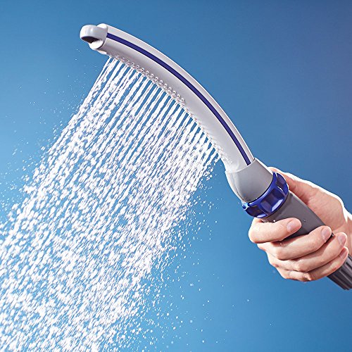 Waterpik PPR-252E Pet Wand Pro Shower Sprayer Attachment, 1.8 GPM, for Fast and Easy at Home Dog Cleaning, Blue/Grey